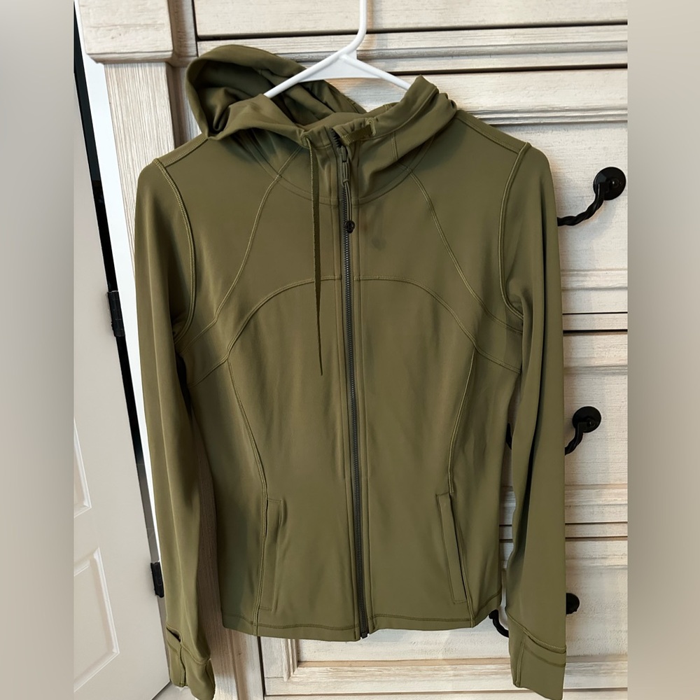 Lululemon green zip up hoodie
